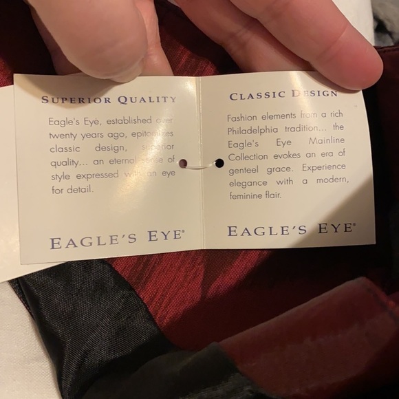 Eagle’s Eye Mainline Collection iridescent burgundy sleeveless dress NWT Size 10 - Picture 6 of 10